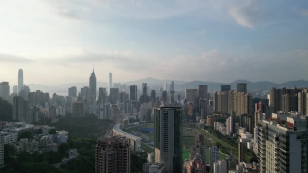 Happy Valley Uma Área Residencial Vibrante Afluente Hong Kong Julho — Vídeo de Stock