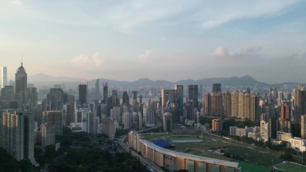 Happy Valley Una Vibrante Próspera Zona Residencial Hong Kong Julio — Vídeo de stock