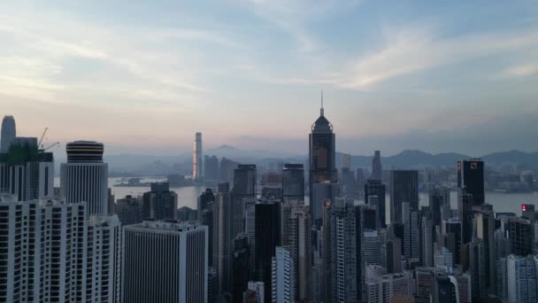 Residential Office Buildings Wan Chai Hong Kong July 2023 — Stock Video