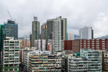 30 Temmuz 2023 'te Kowloon Yarımadası' nda yer alan Hung Hom şehri.