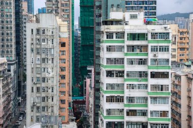 30 Temmuz 2023 'te Kowloon Yarımadası' nda yer alan Hung Hom şehri.