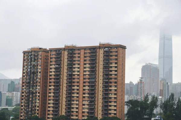 Bybilledet Hung Hom Beliggende Kowloon Halvøen Juli 2023 - Stock-foto