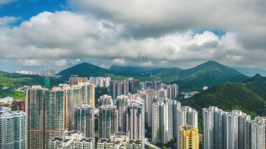 Apartman binası, ikametgah Tko Hong Kong 31 Temmuz 2021