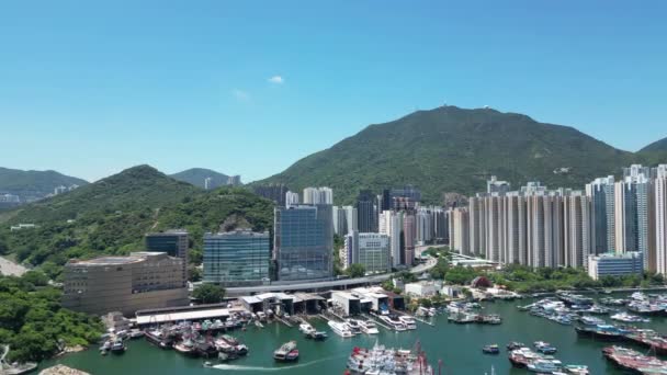 Shau Kei Wan Distretto Situato Nella Parte Orientale Dell Isola — Video Stock