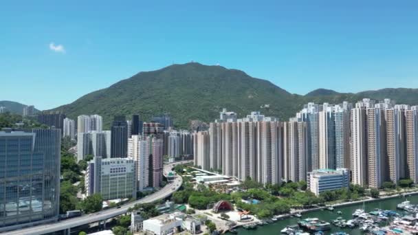 Shau Kei Wan Ist Bezirk Östlichen Teil Der Insel August — Stockvideo