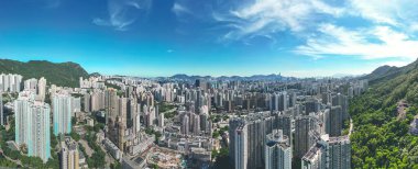 Kowloon modern gökdelenlerin karışımı ile karakterize edilir. 2 Ağustos 2023