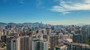 Kowloon modern gökdelenlerin karışımı ile karakterize edilir. 2 Ağustos 2023