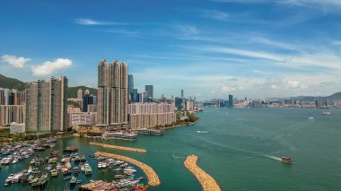 Victoria Limanı ikonik bir doğal liman. 2 Ağustos 2023.