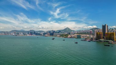 Victoria Limanı ikonik bir doğal liman. 2 Ağustos 2023.