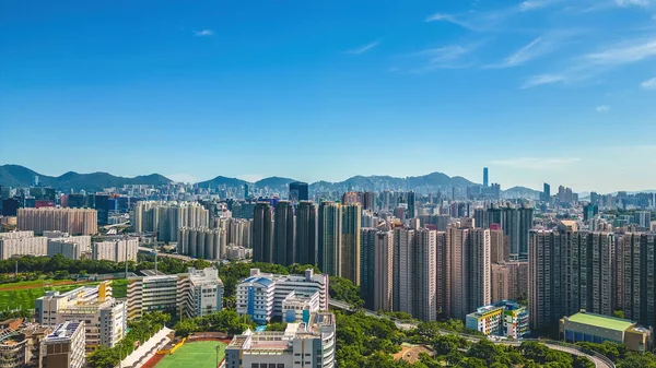 stock image a residential and educational area located in the Wong Tai Sin district Aug 2 2023