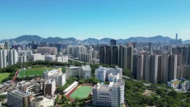 2 Ağustos 2023: Hong Kong 'daki Po Kong Village Okul Köyü.