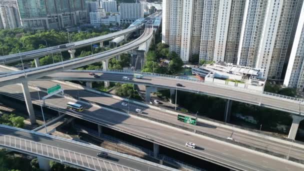 Autoroute Commence West Kowloon Étend Vers Nord Août 2023 — Video