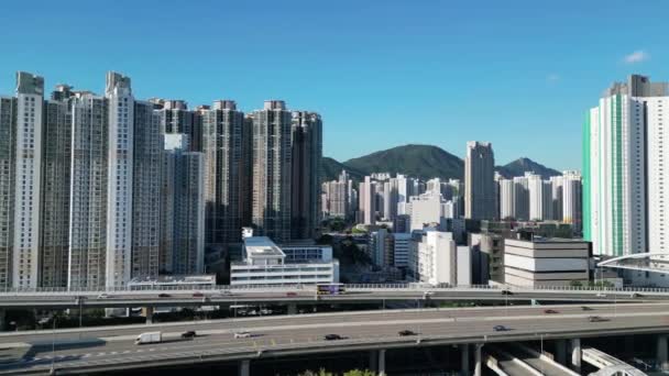 该公路由西九龙开始 2023年8月3日向北延伸 — 图库视频影像