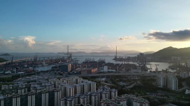 Mei Foo Sun Chuen Duży Prywatny Osiedle Znajduje Się Sierpnia — Wideo stockowe