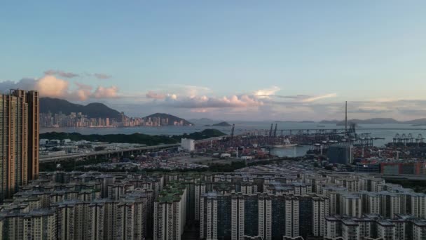 Mei Foo Sun Chuen Una Gran Urbanización Privada Ubicada Agosto — Vídeos de Stock