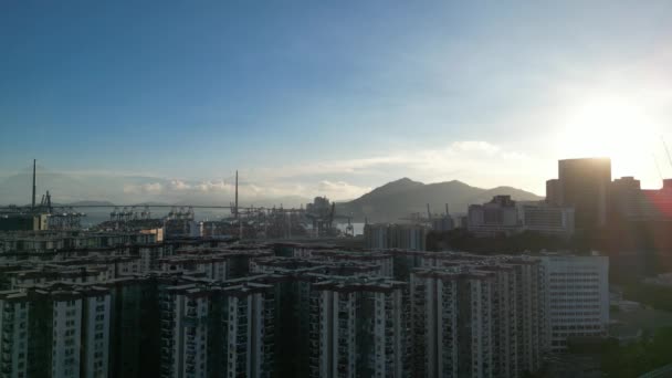 Mei Foo Sun Chuen Duży Prywatny Osiedle Znajduje Się Sierpnia — Wideo stockowe