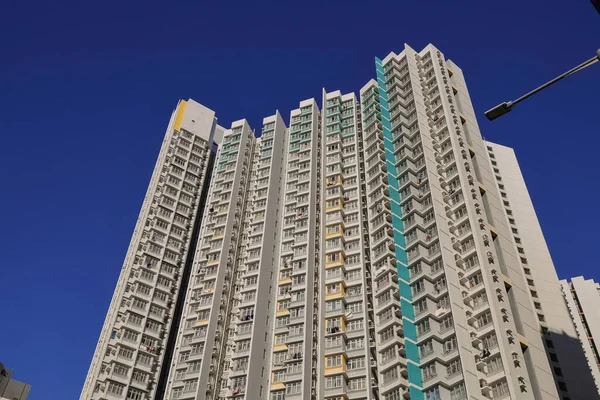 Hoi Ying Estate Este Proprietate Publică Locuințelor Aug 2023 — Fotografie, imagine de stoc