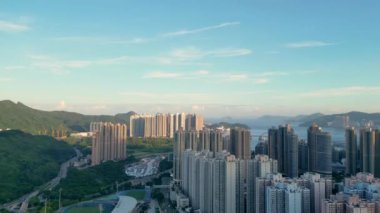 Hong Kong Tseung Kwan O yerleşim bölgesi, 8 Ağustos 2023.