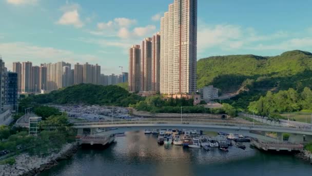 Cais Tiu Keng Leng Hong Kong Agosto 2023 — Vídeo de Stock