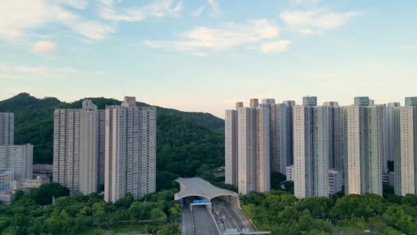 Hong Kong Tseung Kwan Yerleşim Bölgesi Ağustos 2023 — Stok video