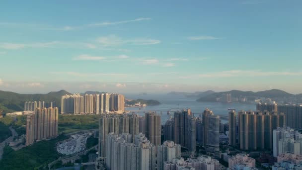 Hongkong Tseung Kwan Bostadsområde Augusti 2023 — Stockvideo
