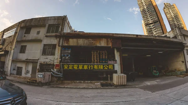 Yau Tong Industriområde Hongkong 2023 – stockfoto