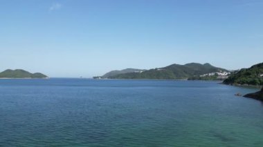 Hong Kong - 15 Ağustos 2023: Hong Kong 'da Pak Shui Wun Tranquil Sahil Güzeli