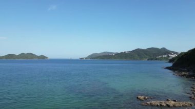 Hong Kong - 15 Ağustos 2023: Hong Kong 'da Pak Shui Wun Tranquil Sahil Güzeli