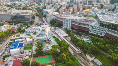 Kowloon Tong 'da etkili demiryolu transferi, HK 19 Ağustos 2021