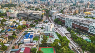 Kowloon Tong 'da etkili demiryolu transferi, HK 19 Ağustos 2021