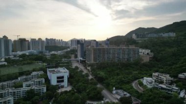 Hong Kong - 19 Ağustos 2023: Kowloon Tong Şehri Şehir Enerjisinin Modern Zarafetle Buluştuğu Yer 