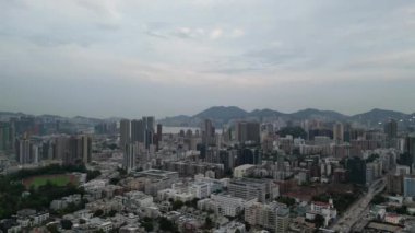 Hong Kong - 19 Ağustos 2023: Kowloon Tong Şehri Şehir Enerjisinin Modern Zarafetle Buluştuğu Yer 