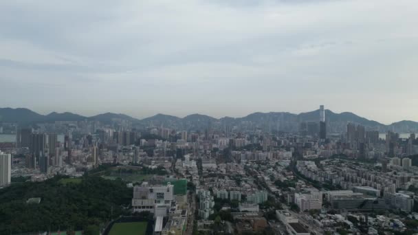 Hong Kong Agustus 2023 Simfoni Kota Yang Tersebar Menjelajahi Hong — Stok Video