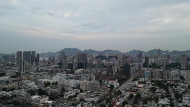 Hong Kong Srpna 2023 Kowloon Tong Cityscape Urban Energy Meets — Stock video