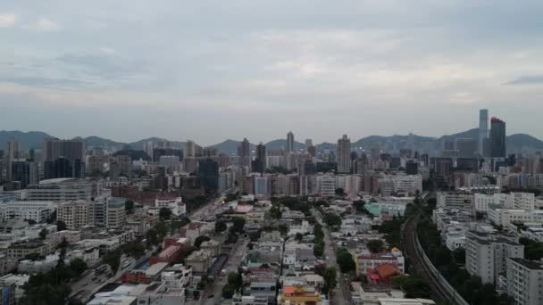 Hong Kong Augusztus 2023 Kowloon Tong Városkép Ahol Városi Energia — Stock videók