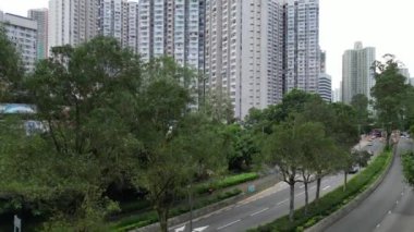 Hong Kong - 22 Ağustos 2023: King Lam Estate, Bir Direniş ve Birliktelik Topluluğu