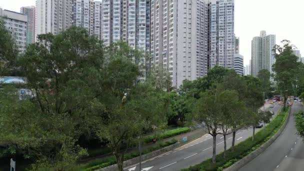 Hong Kong Août 2023 King Lam Estate Une Communauté Résilience — Video