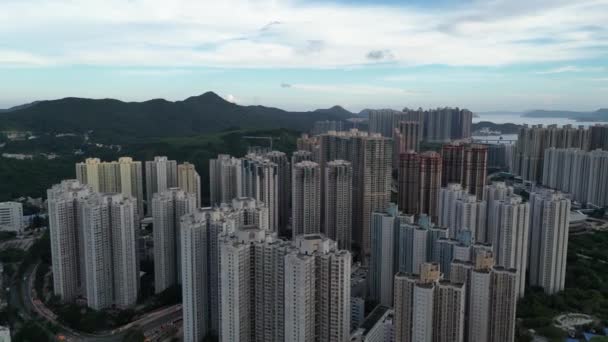 Hong Kong Augusztus 2023 Hang Hau Egy Virágzó Környéken Hong — Stock videók