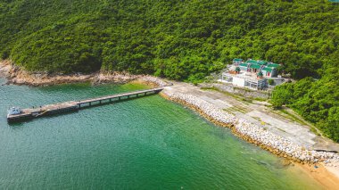 Joss House Bay, Hong Kong 'daki Huzur Sahil Kampı.