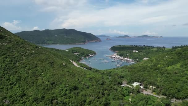 Hong Kong Août 2023 Toi Pittoresque Village Pêcheurs Hong Kong — Video