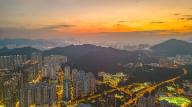 Alacakaranlık: Tseung Kwan O, Hong Kong 30 Ağustos 2023