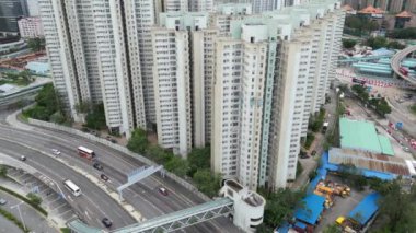 Hong Kong - 3 Eylül 2023: Prens Edward Yolu Doğu, Kowloon 'un Yüreği 