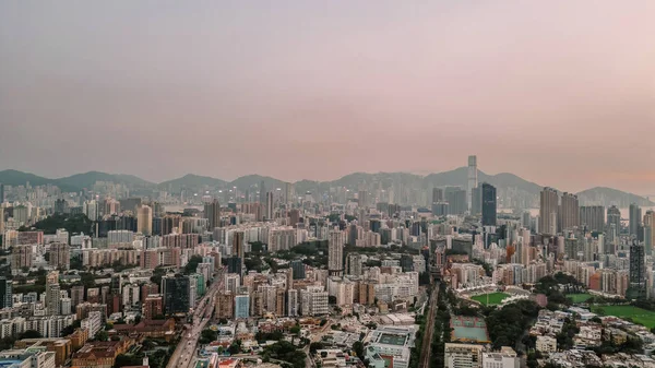 stock image Hong Kong Kowloon Cityscape, The Iconic Tapestry of Urban Beauty Sept 21 2023