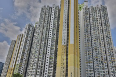 Tonkin Caddesi manzarası, Hong Kong 23 Eylül 2023