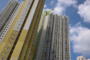 Tonkin Caddesi manzarası, Hong Kong 23 Eylül 2023