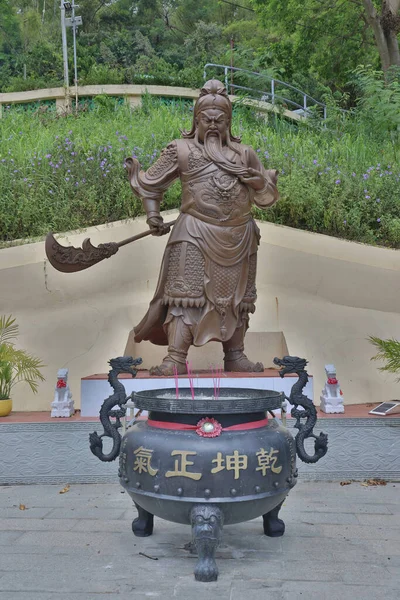 Szeptember 2023 Kuan Kung Kínai Isten Háború Jólét — Stock Fotó