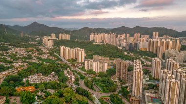 Tsuen Wan 'ın kuzeyi, Hong Kong 23 Eylül 2021
