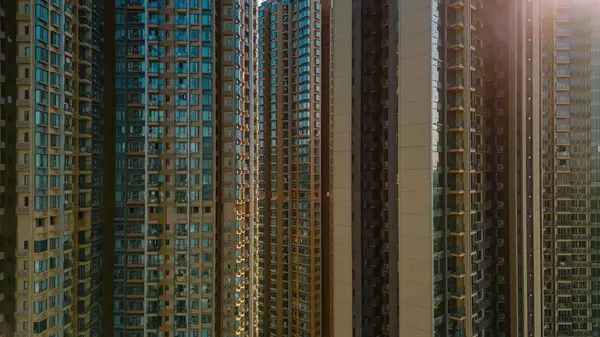 Bostadslägenhet Byggnader Yuen Länge September 2023 — Stockfoto