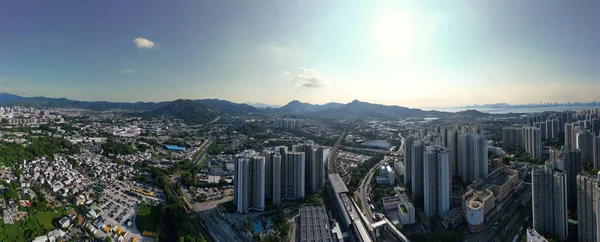 Округ Тин Шуй Вай Гонконге Сентября 2023 Года — стоковое фото