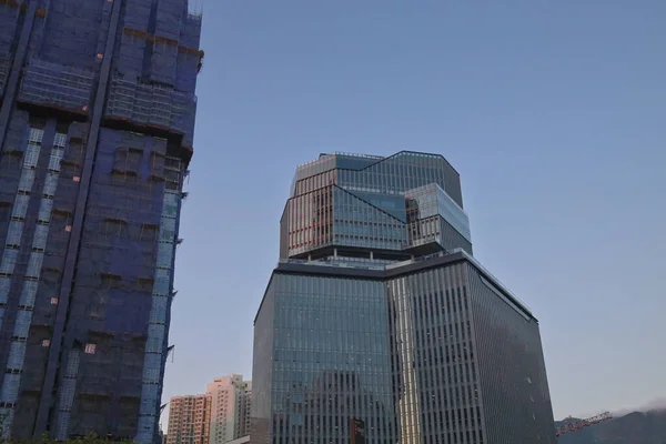 Obszar Biznesowy Obszaru Kai Tak Kowloon East Września 2023 — Zdjęcie stockowe